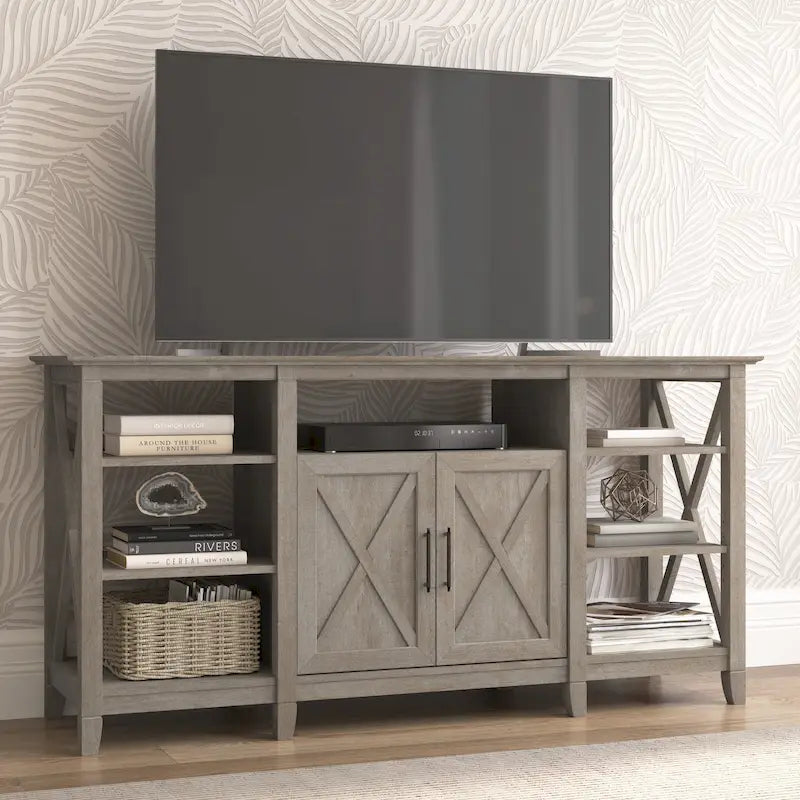 Meuble TV haut avec rangement par