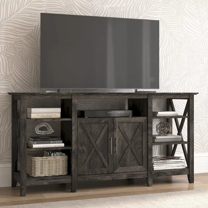 Meuble TV haut avec rangement par