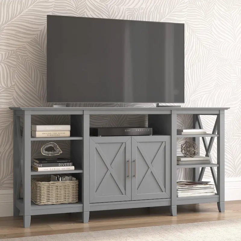 Meuble TV haut avec rangement par