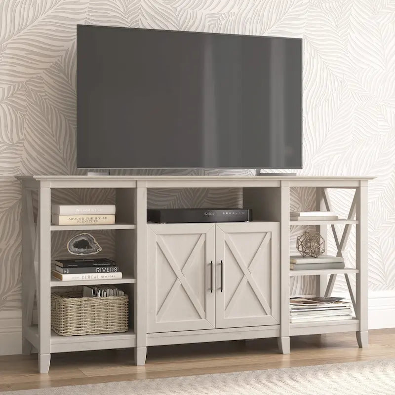 Meuble TV haut avec rangement par