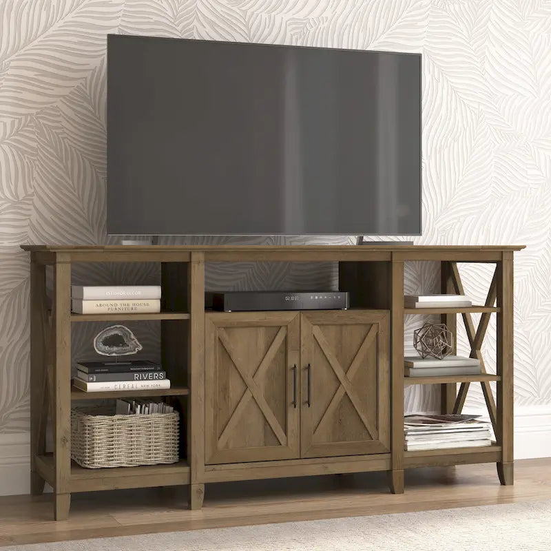 Meuble TV haut avec rangement par