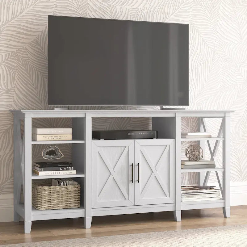 Meuble TV haut avec rangement par