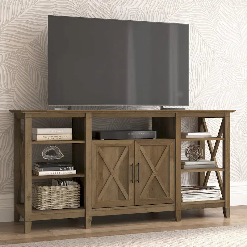 Meuble TV haut avec rangement par