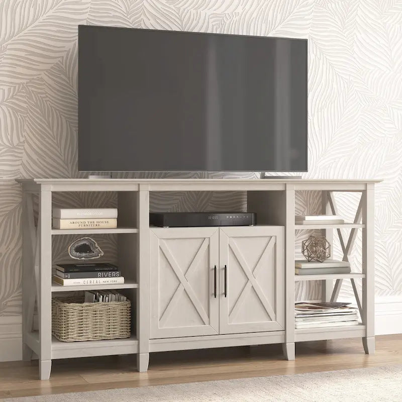 Meuble TV haut avec rangement par