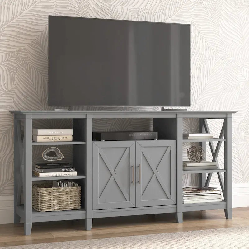 Meuble TV haut avec rangement par