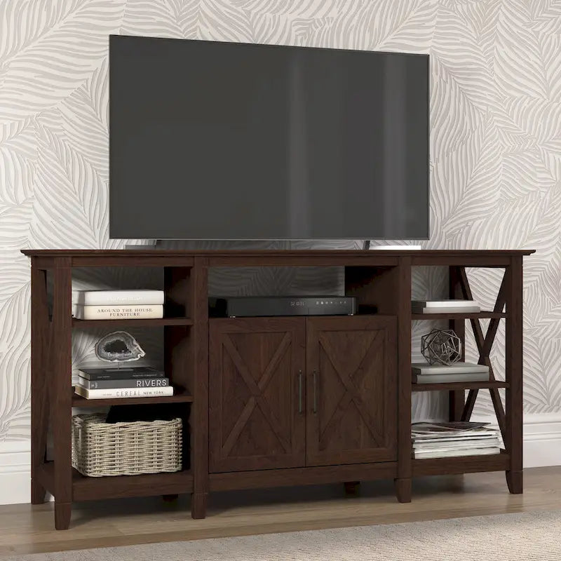 Meuble TV haut avec rangement par