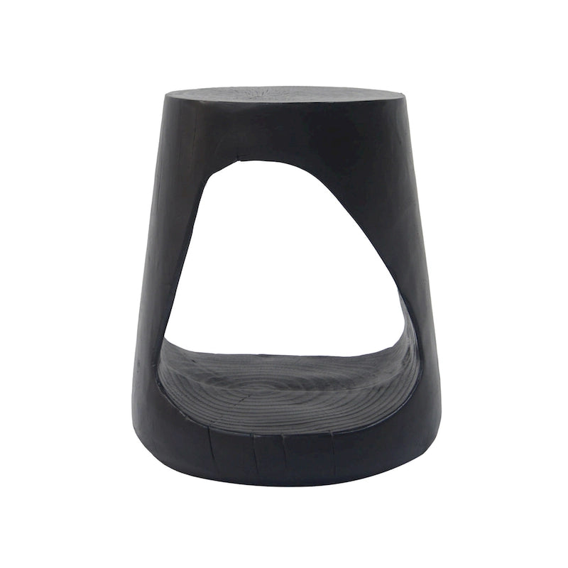 14,5 Table d'appoint ronde moderne avec base large et stable pour le salon ou la chambre à coucher