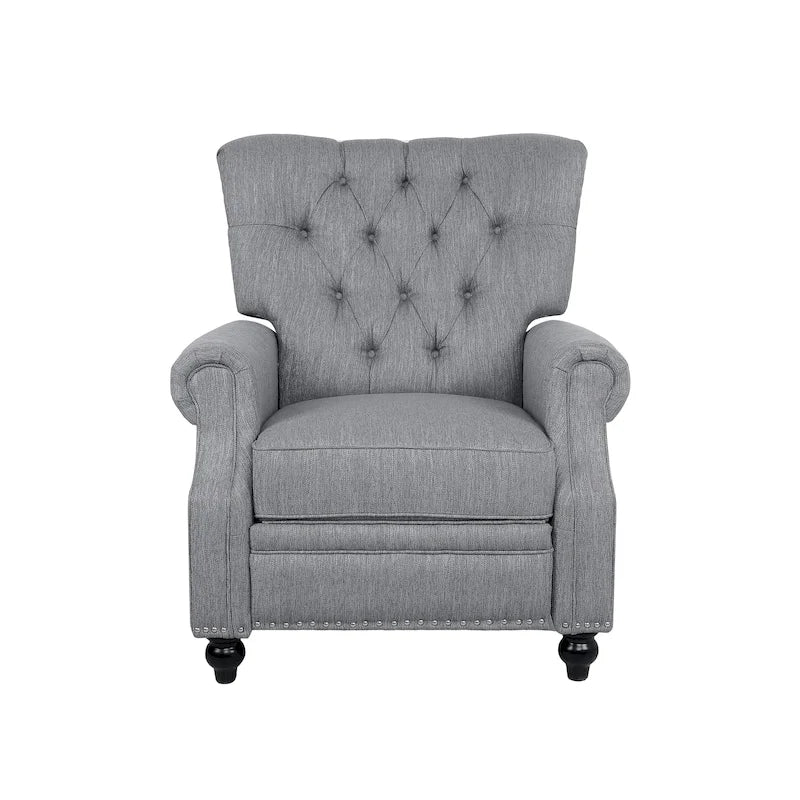 Fauteuil inclinable rembourré contemporain de