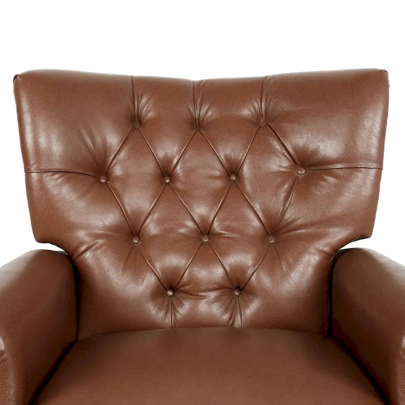 Fauteuil inclinable rembourré contemporain de