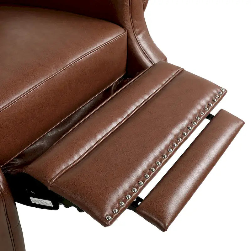 Fauteuil inclinable rembourré contemporain de