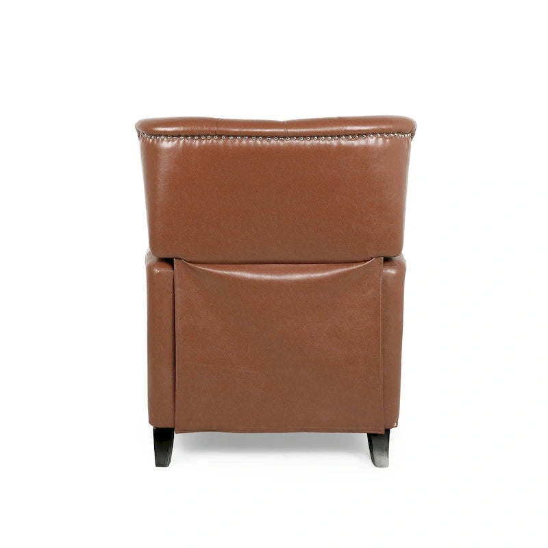 Fauteuil inclinable rembourré contemporain de