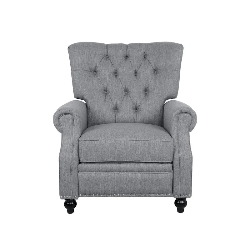 Fauteuil inclinable rembourré contemporain de