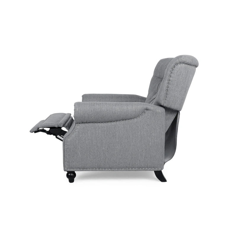 Fauteuil inclinable rembourré contemporain de
