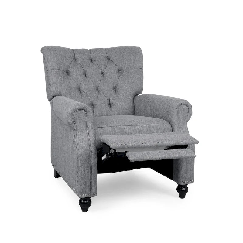 Fauteuil inclinable rembourré contemporain de