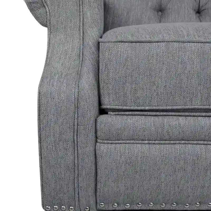 Fauteuil inclinable rembourré contemporain de