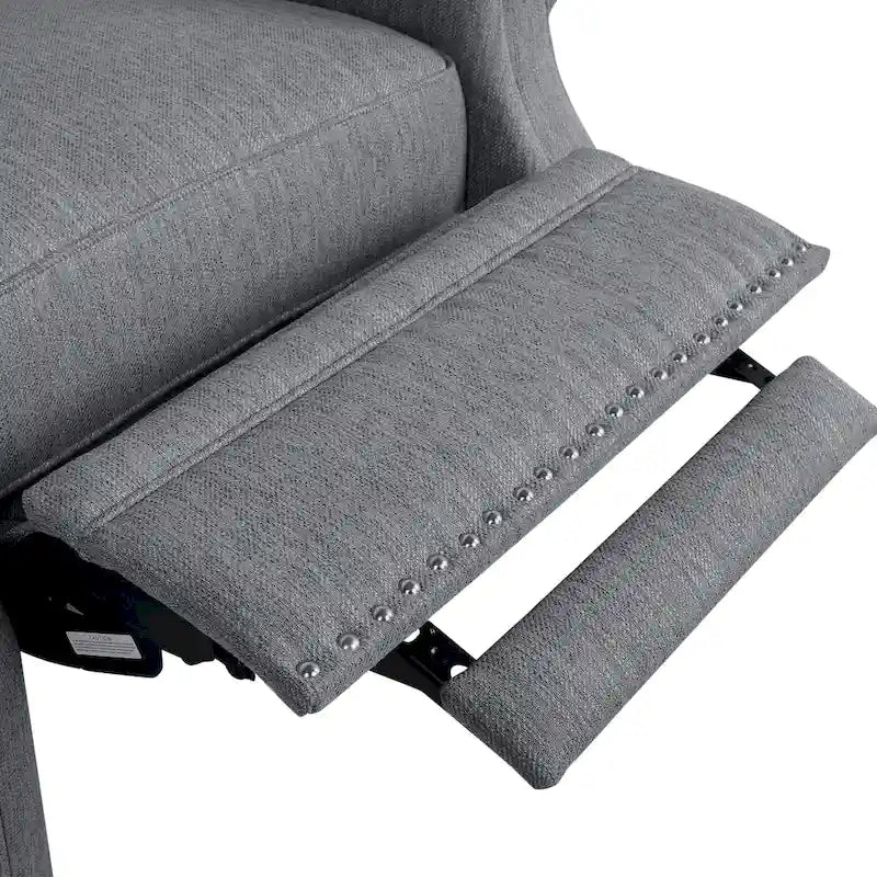 Fauteuil inclinable rembourré contemporain de
