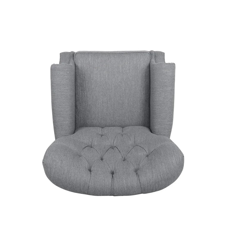 Fauteuil inclinable rembourré contemporain de