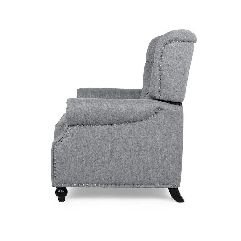 Fauteuil inclinable rembourré contemporain de