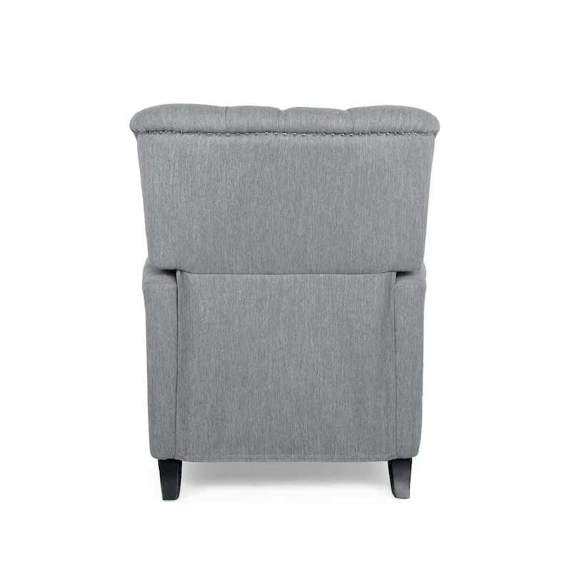 Fauteuil inclinable rembourré contemporain de