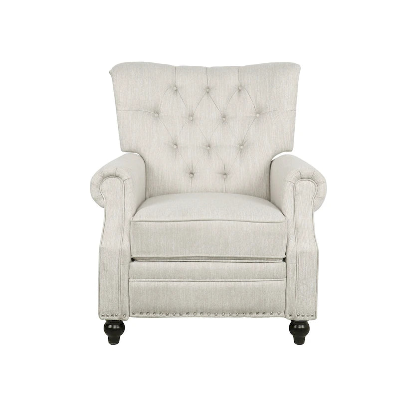 Fauteuil inclinable rembourré contemporain de