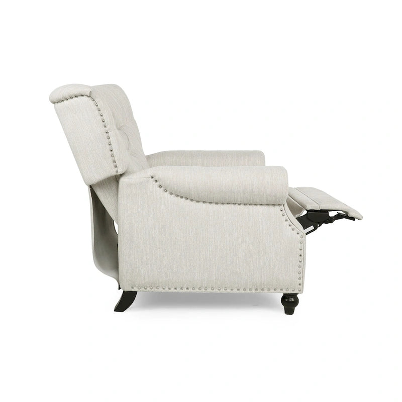 Fauteuil inclinable rembourré contemporain de