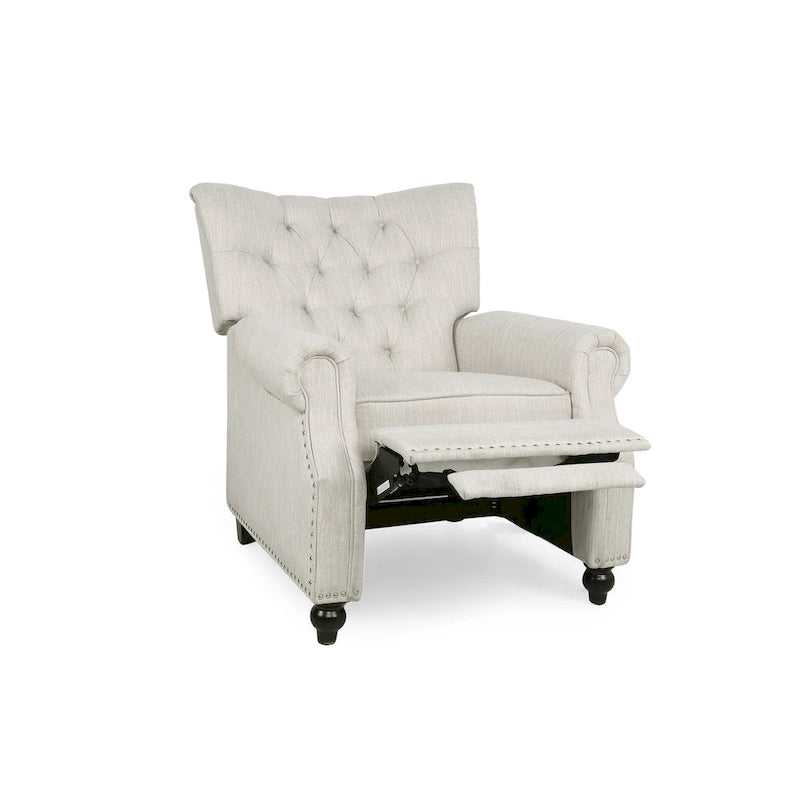 Fauteuil inclinable rembourré contemporain de