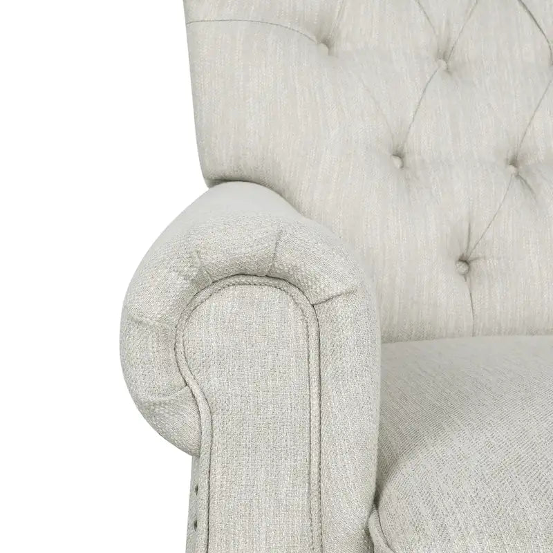 Fauteuil inclinable rembourré contemporain de