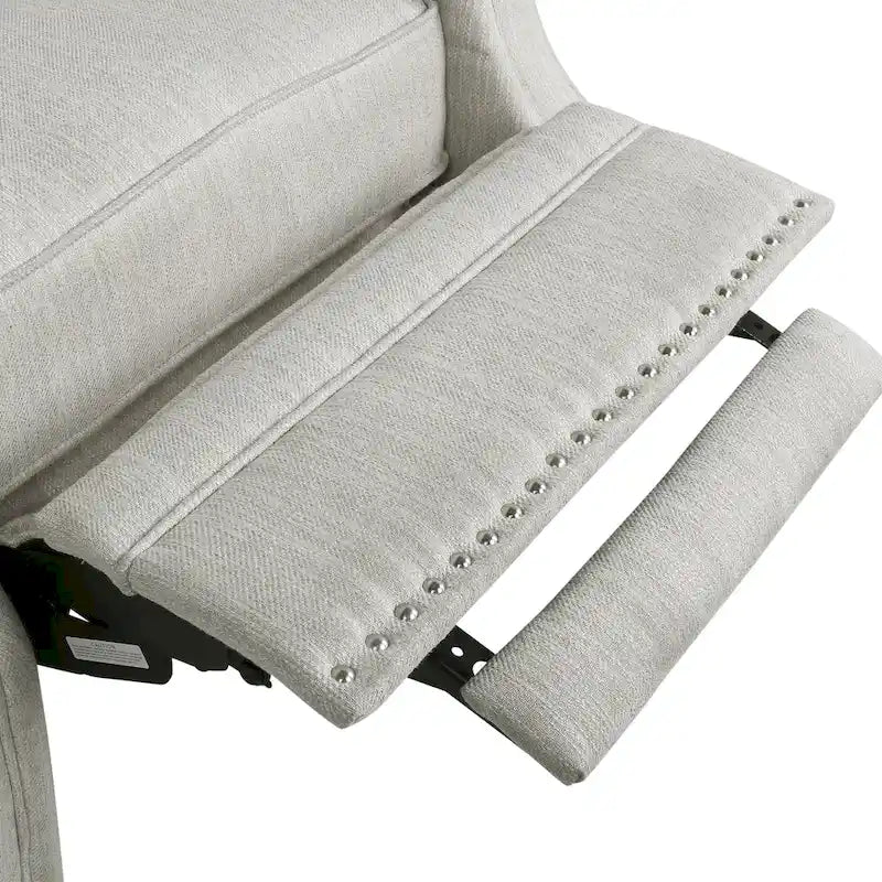 Fauteuil inclinable rembourré contemporain de