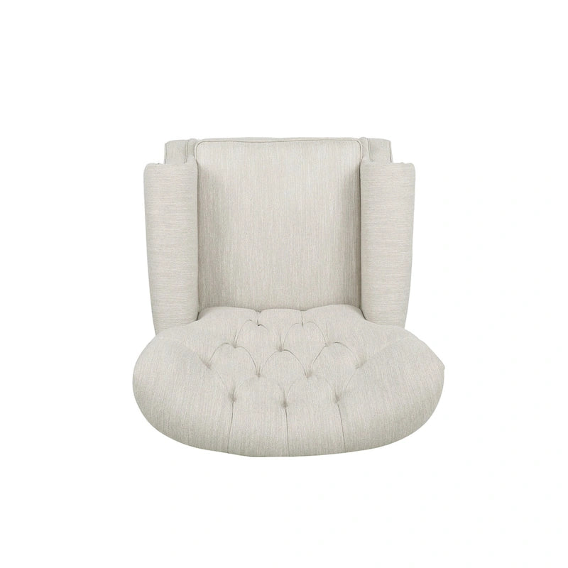 Fauteuil inclinable rembourré contemporain de