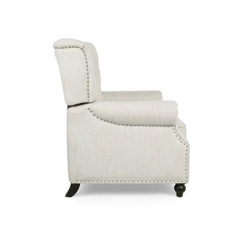 Fauteuil inclinable rembourré contemporain de