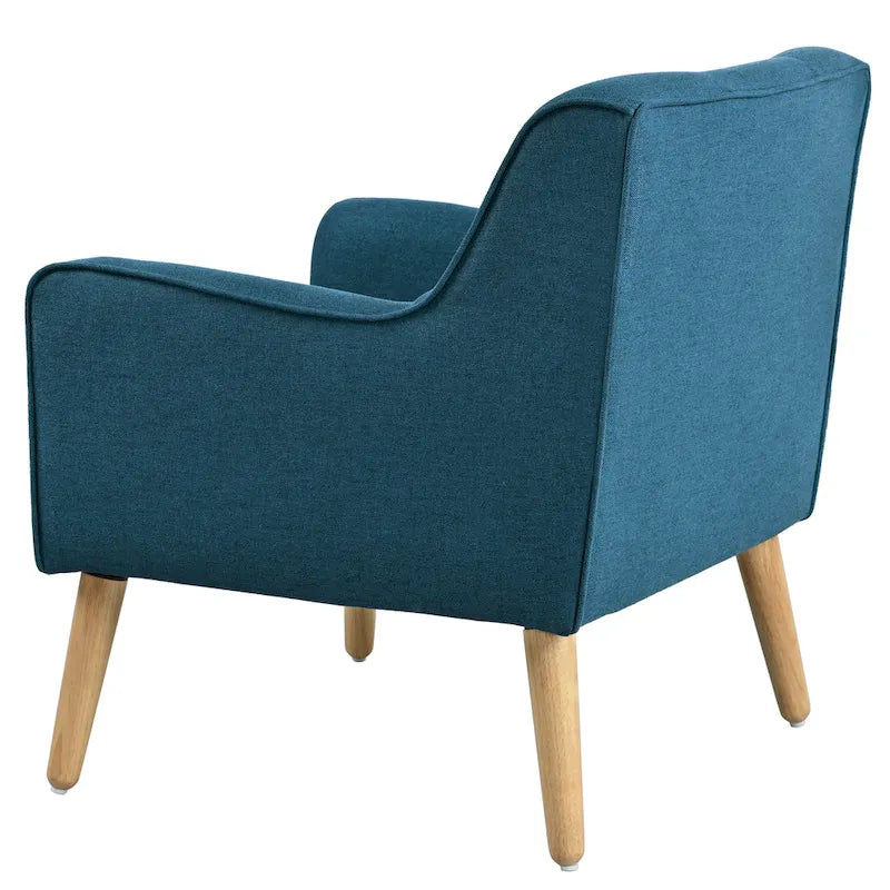 Fauteuil capitonné de style moderniste du milieu du siècle par
