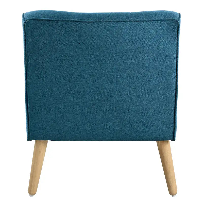 Fauteuil capitonné de style moderniste du milieu du siècle par