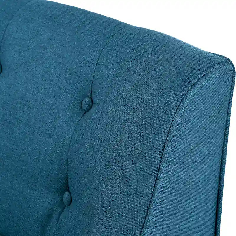 Fauteuil capitonné de style moderniste du milieu du siècle par