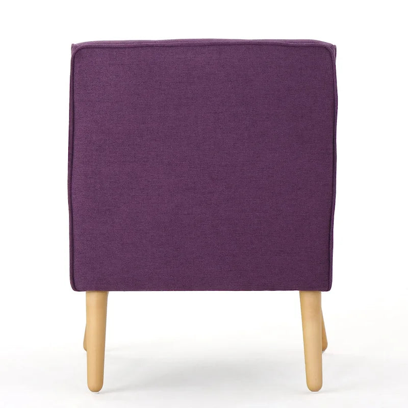 Fauteuil capitonné de style moderniste du milieu du siècle par