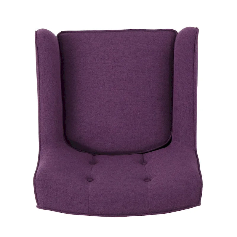 Fauteuil capitonné de style moderniste du milieu du siècle par