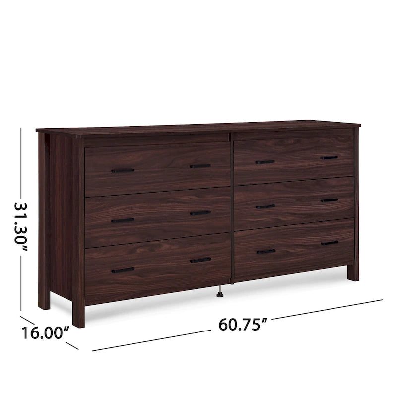 Commode à 6 tiroirs par