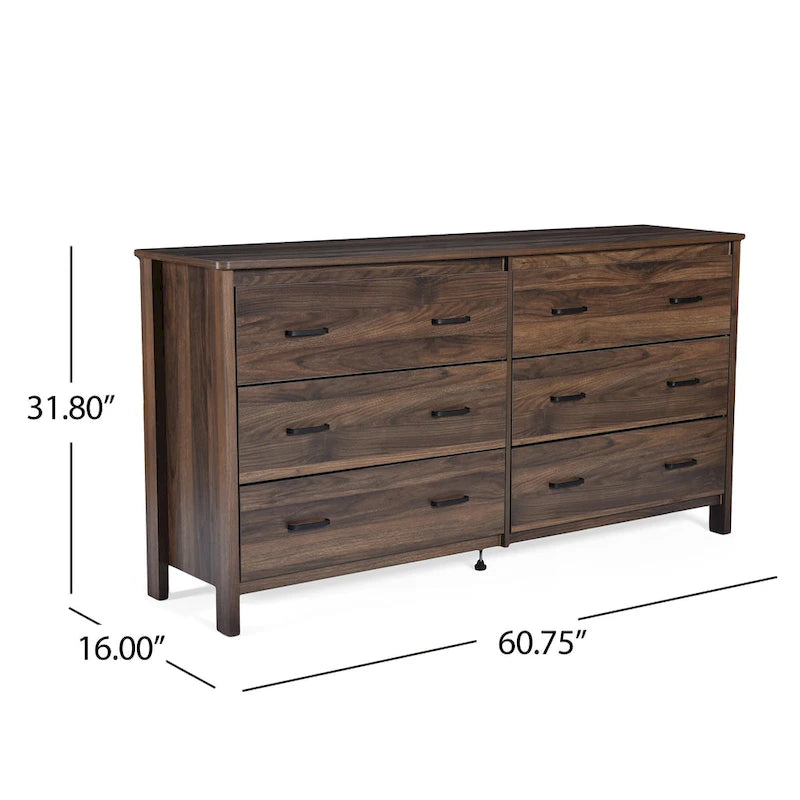 Commode à 6 tiroirs par