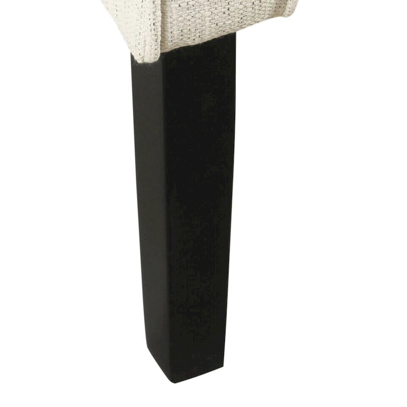 Fauteuil d'appoint tonneau texturé naturel