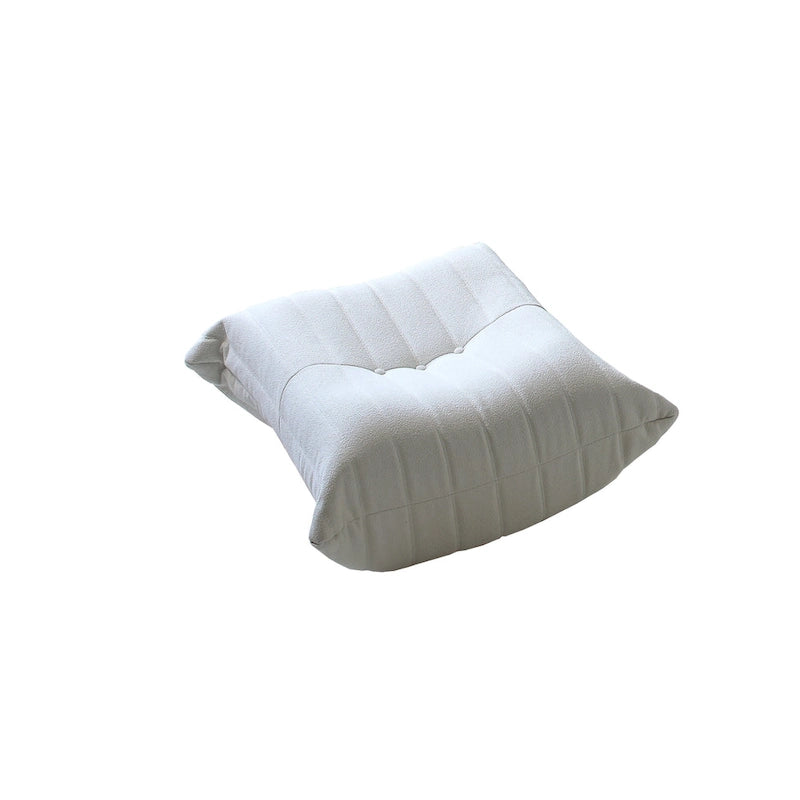 Fauteuil de sol en mousse à mémoire de forme, canapé paresseux confortable avec support dorsal, confortable pour la lecture, le jeu, la méditation, tissu Teddy
