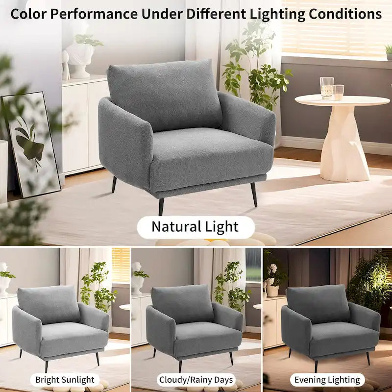 Fauteuil d'appoint démesuré 37,5 W, canapé de loisir