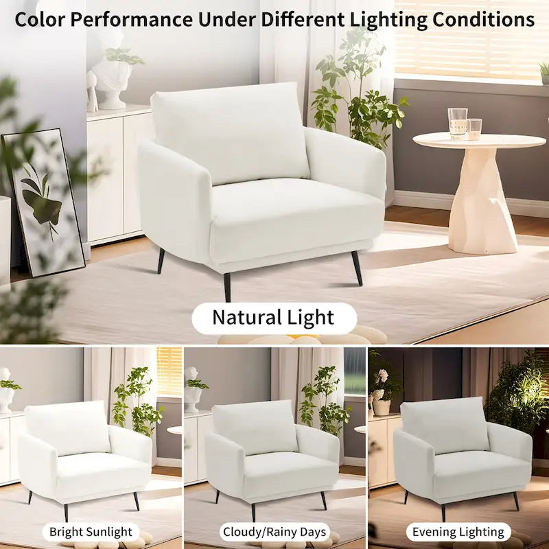 Fauteuil d'appoint démesuré 37,5 W, canapé de loisir