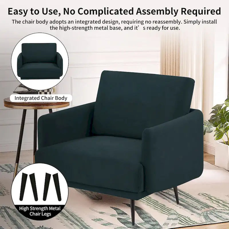 Fauteuil d'appoint démesuré 37,5 W, canapé de loisir