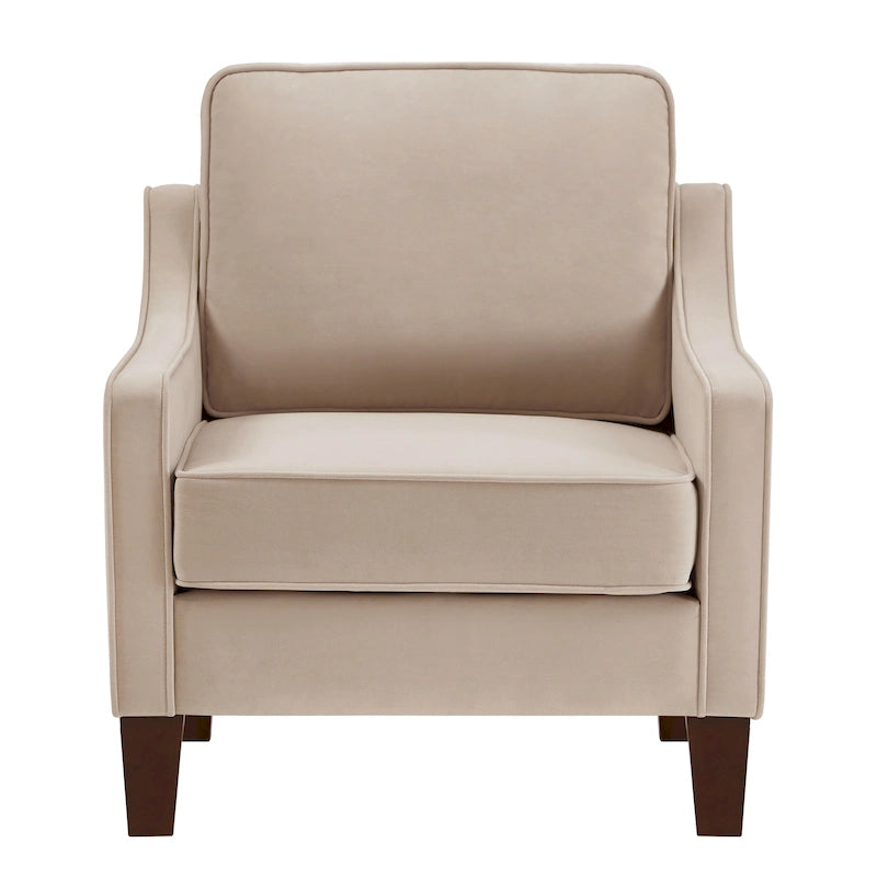 Fauteuil d'appoint moderne rembourré pour salon, chambre à coucher