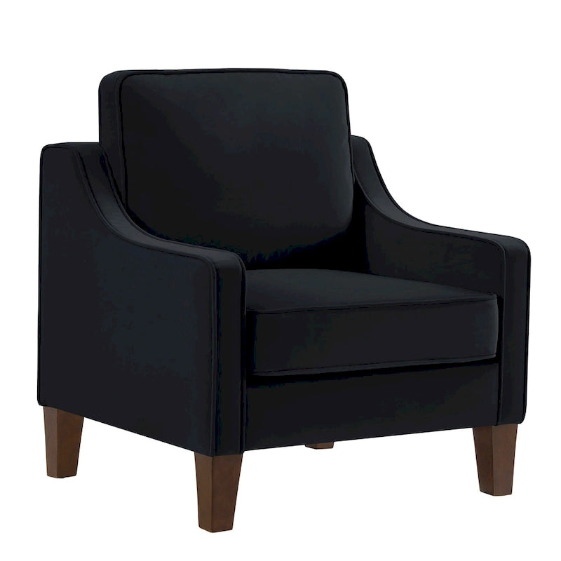 Fauteuil d'appoint moderne rembourré pour salon, chambre à coucher