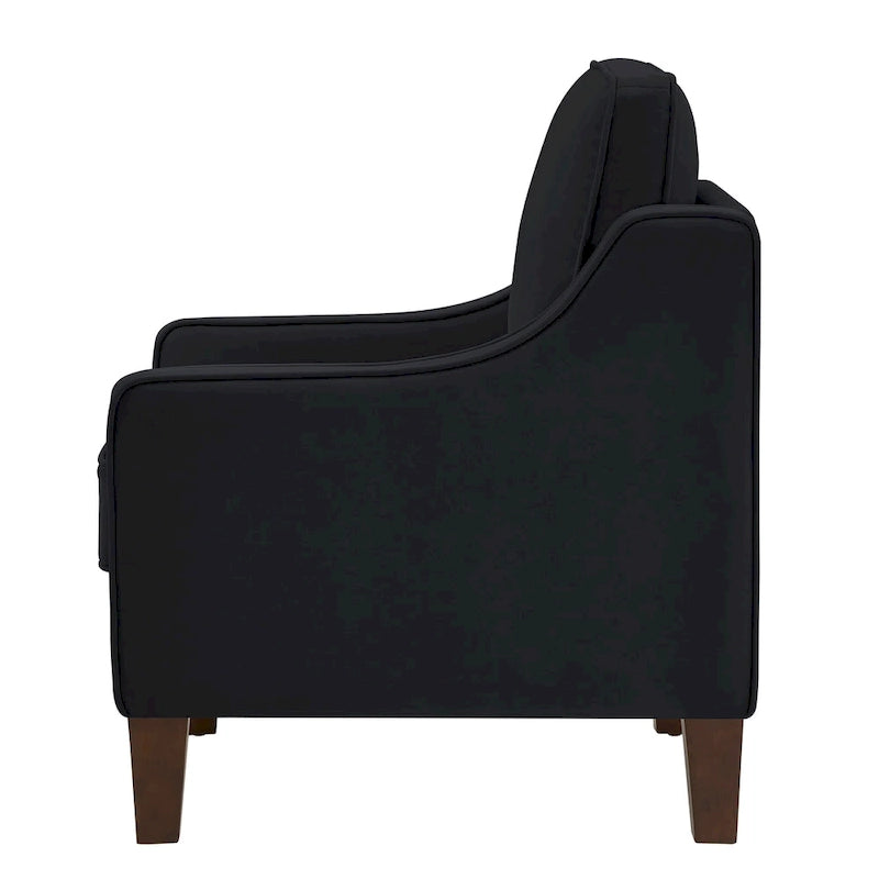 Fauteuil d'appoint moderne rembourré pour salon, chambre à coucher