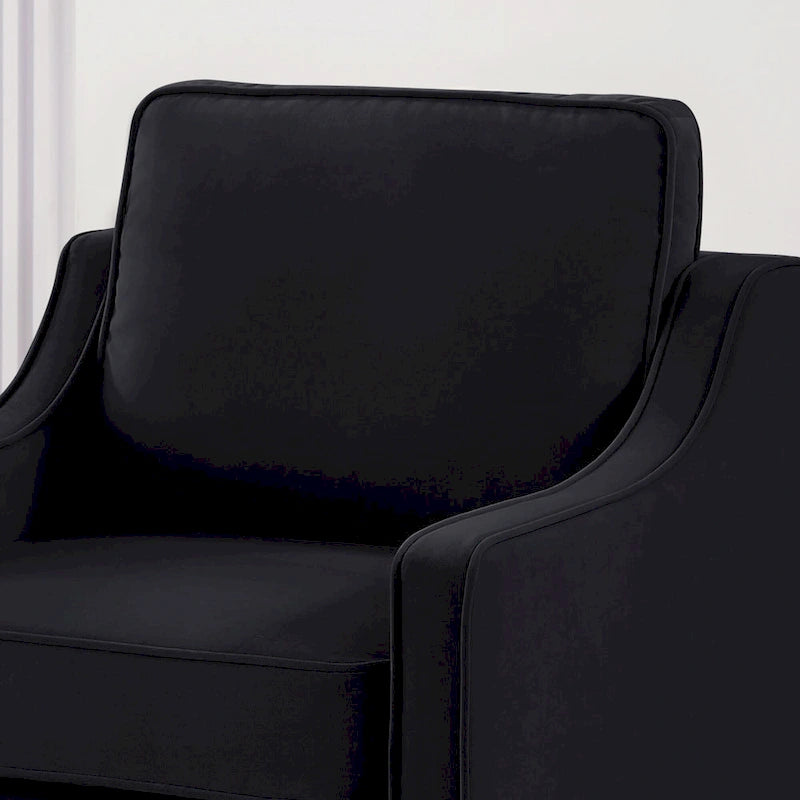 Fauteuil d'appoint moderne rembourré pour salon, chambre à coucher