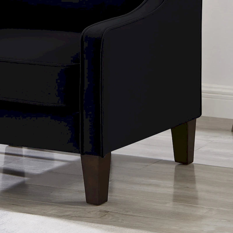 Fauteuil d'appoint moderne rembourré pour salon, chambre à coucher