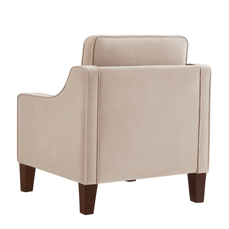 Fauteuil d'appoint moderne rembourré pour salon, chambre à coucher