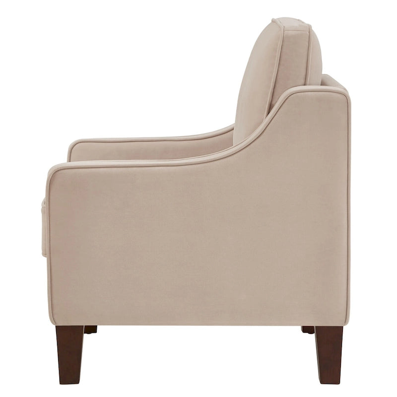 Fauteuil d'appoint moderne rembourré pour salon, chambre à coucher