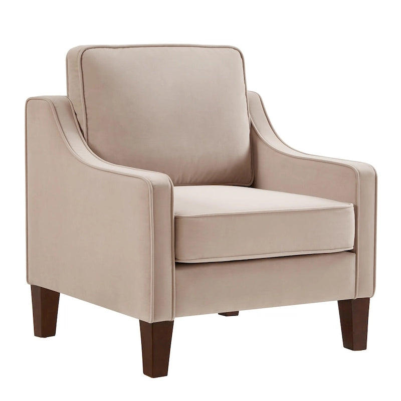 Fauteuil d'appoint moderne rembourré pour salon, chambre à coucher